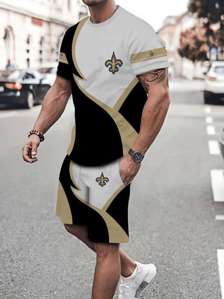 New Orleans Saints T-shirt and Shorts AZTS090