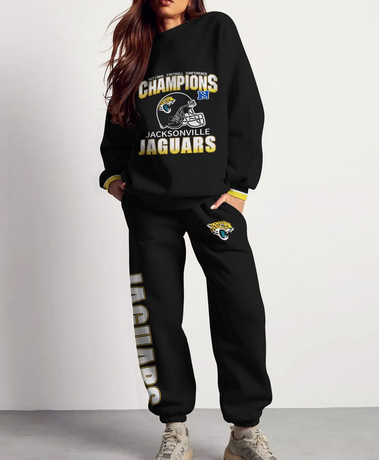 Jacksonville Jaguars Combo 3D Sweatsuit and Sweatpants Unisex CBSP130
