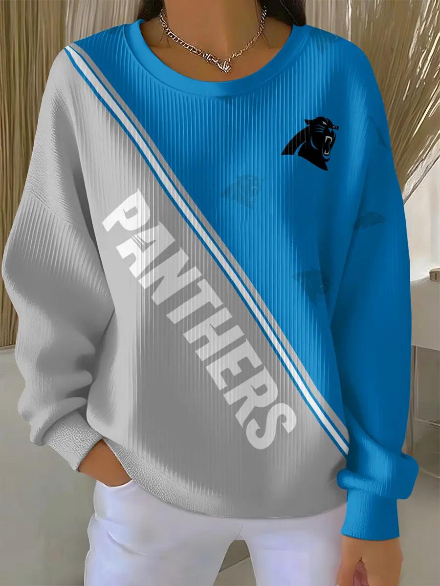 Carolina Panthers Women’s Knit Sweatshirt EM89