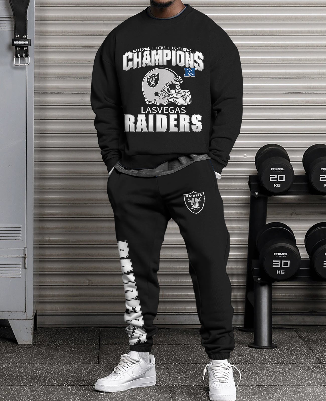 Las Vegas Raiders Combo 3D Sweatsuit and Sweatpants Unisex CBSP112