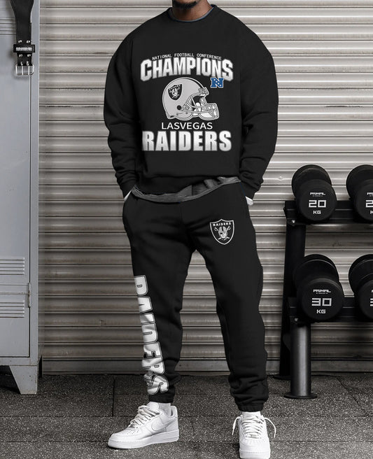 Las Vegas Raiders Combo 3D Sweatsuit and Sweatpants Unisex CBSP112