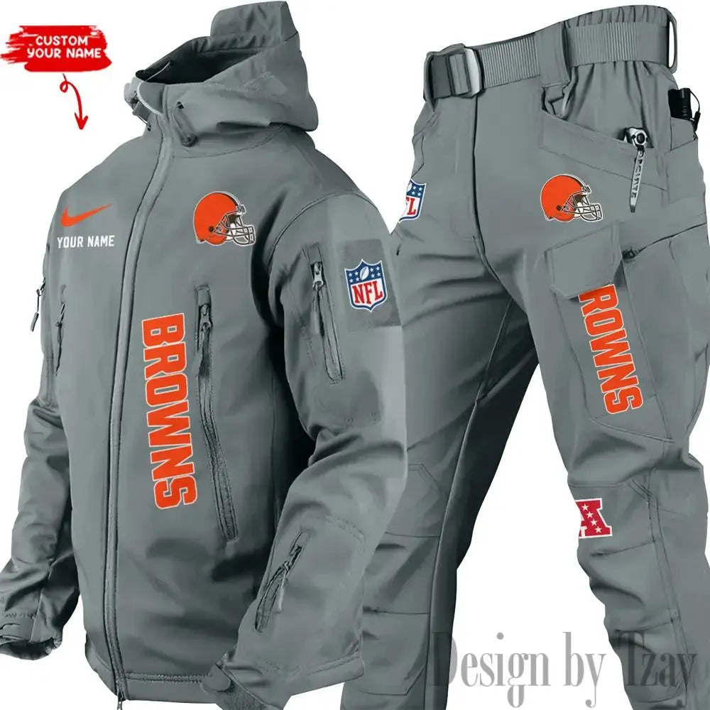 Cleveland Browns Outdoor Jacket and Pants 000056