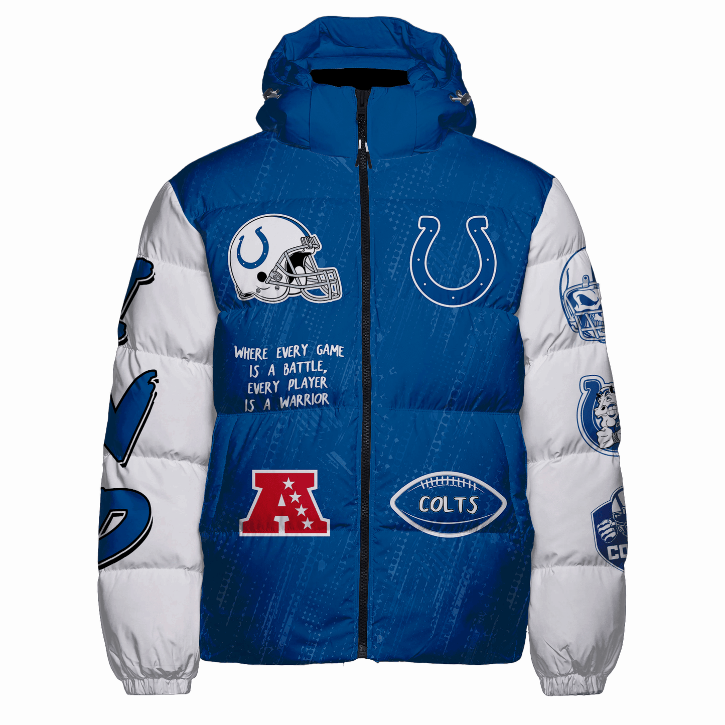 Indianapolis Colts CozyCloud Down Jacket AZBTDWJ000205