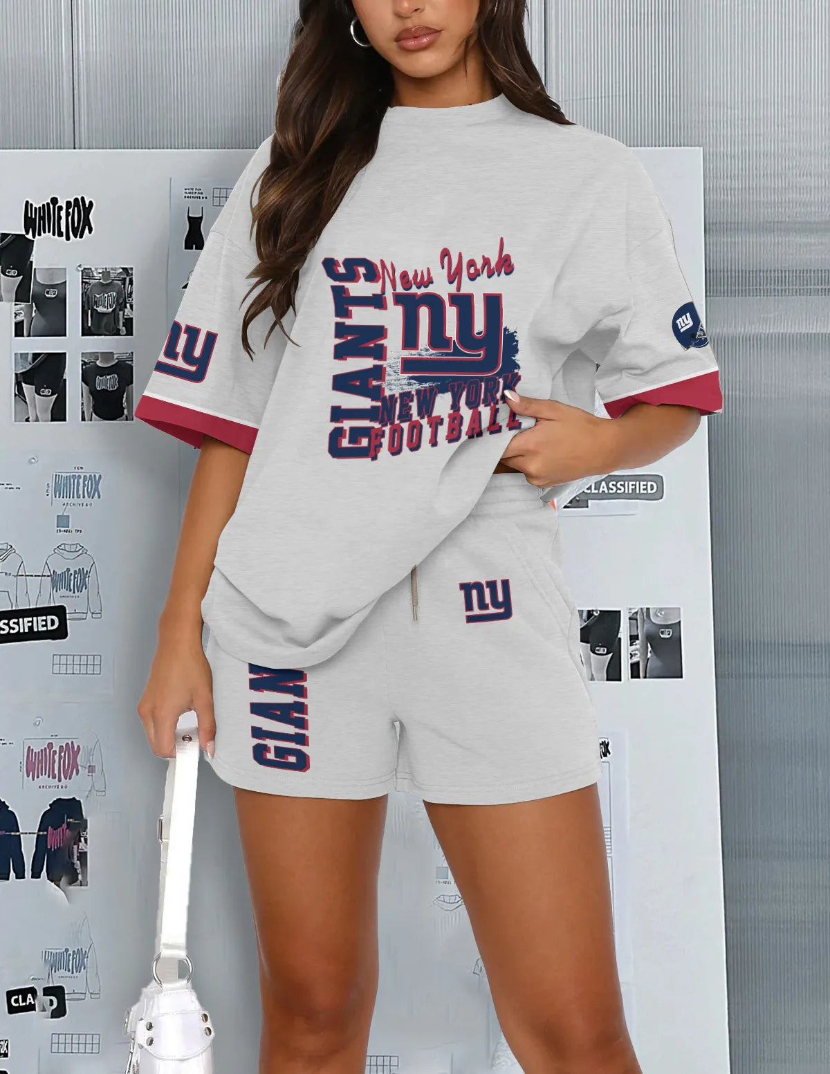 New York Giants Limited Edition Top And Shorts Two-Piece Suits (4)