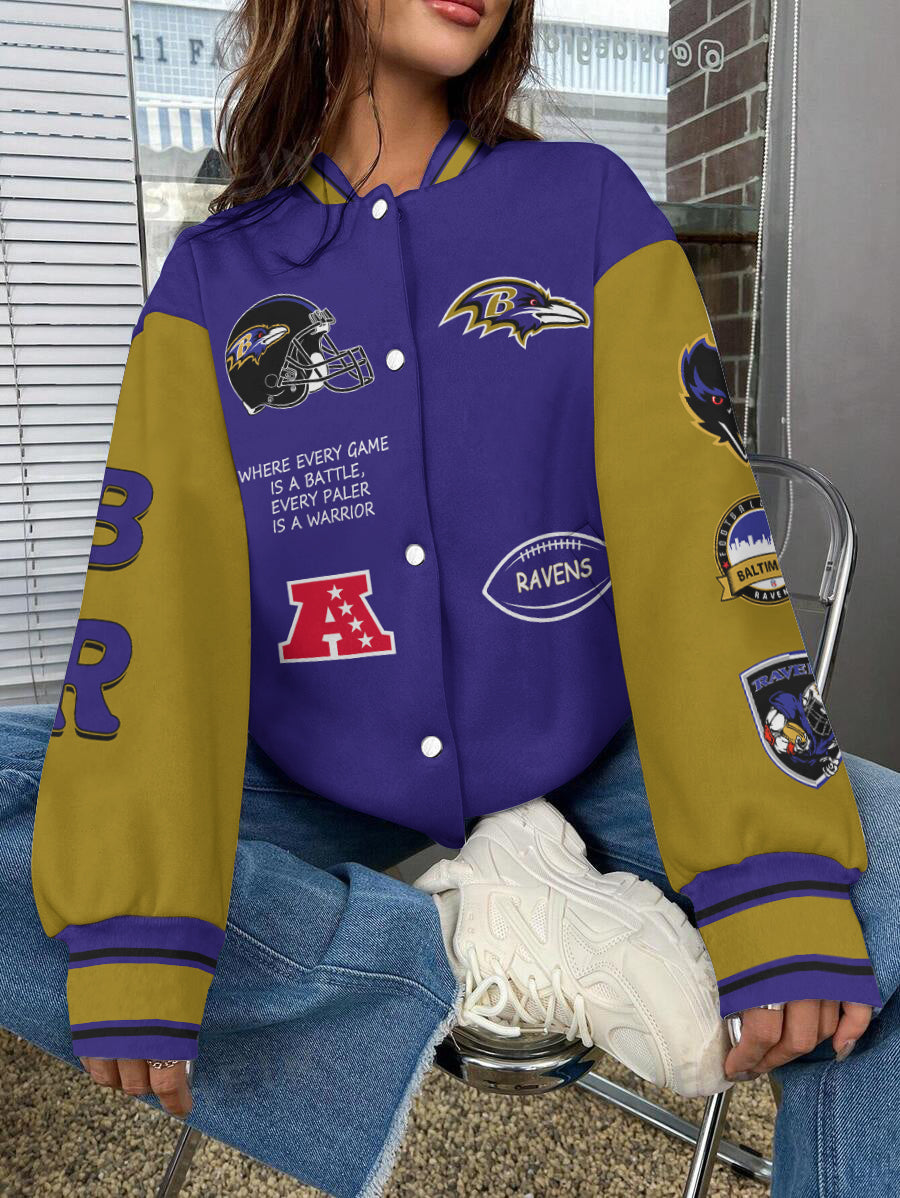 Baltimore Ravens National Football League Varsity Jacket AZBTVJK000575