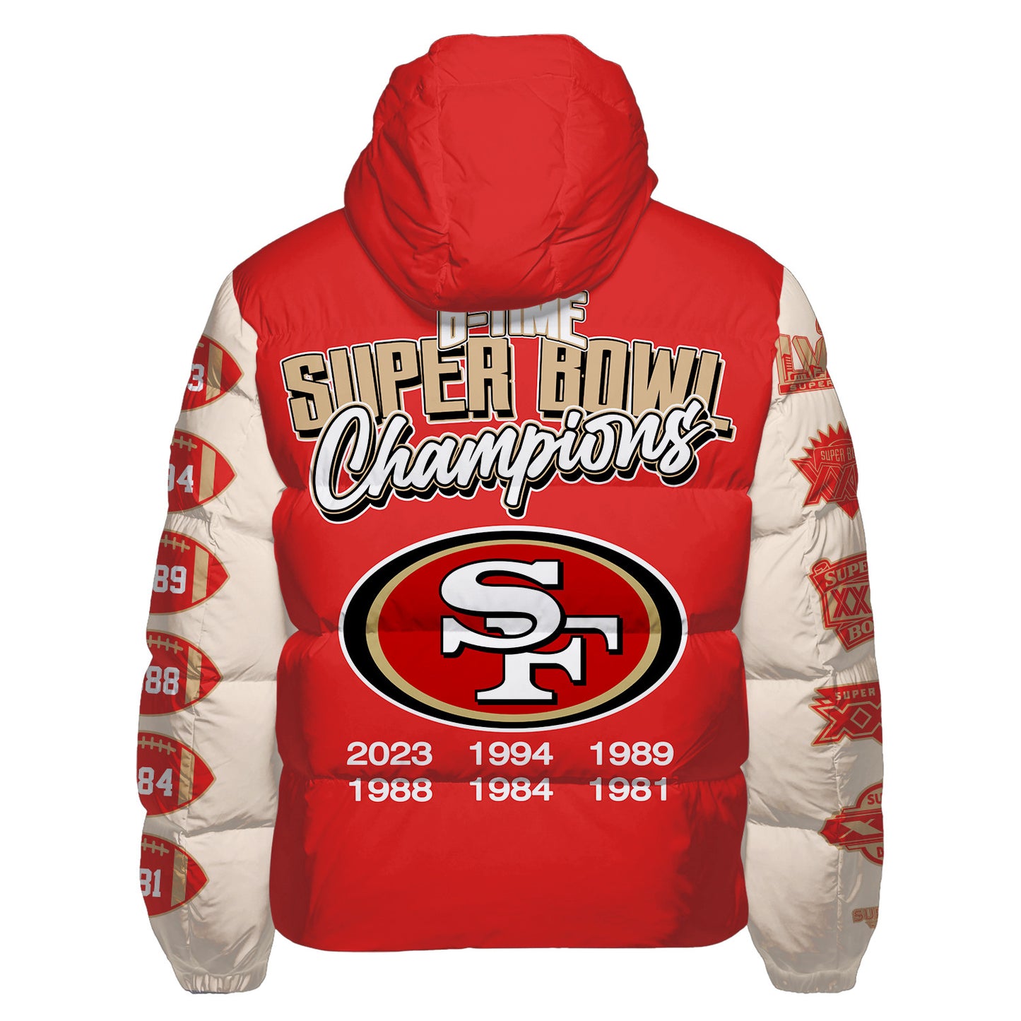 San Francisco 49ers  CozyCloud Down Jacket AZBTDWJ000341