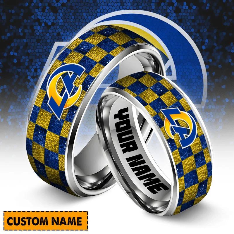 Los Angeles Rams Special Stainless Ring Custom Name AZBTSR000008