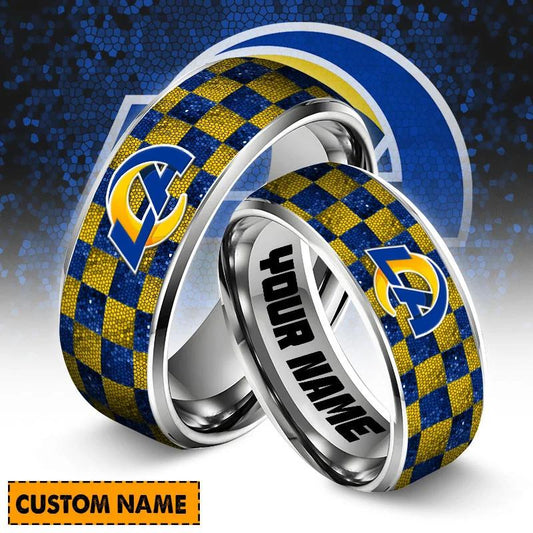 Los Angeles Rams Special Stainless Ring Custom Name AZBTSR000008