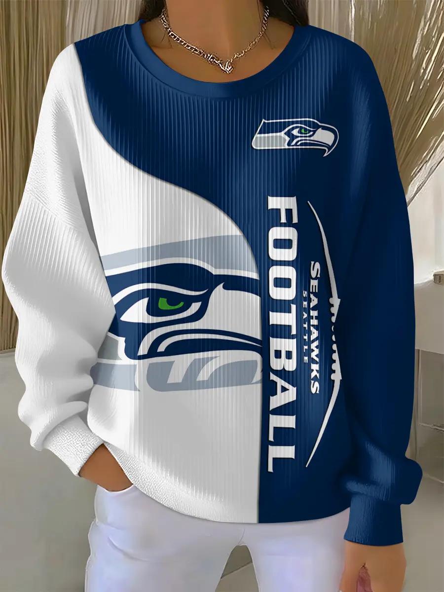 Seattle Seahawks Women’s Knit Sweatshirt EM06