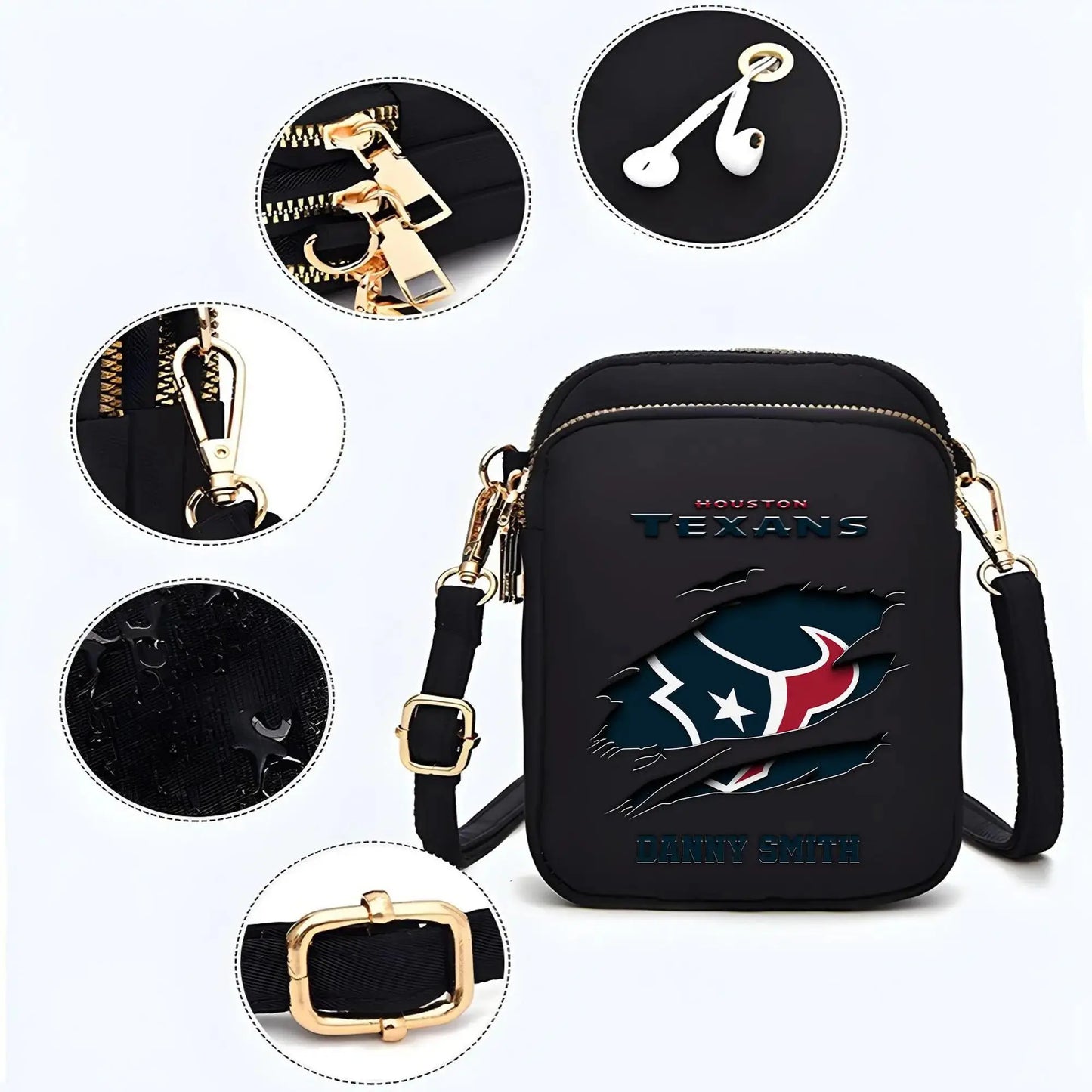Houston Texans Mini Crossbody Bag for Women New Trending 2025 AZBT2DMCB000042