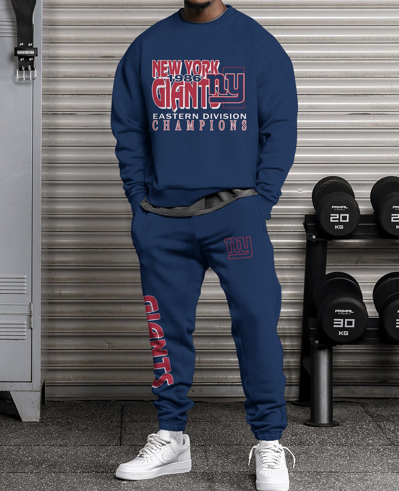 New York Giants Combo 3D Sweatsuit and Sweatpants Unisex CBSP158