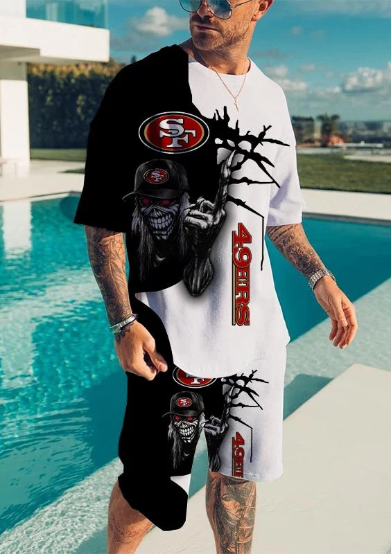 San Francisco 49ers T-shirt and Shorts AZTS137