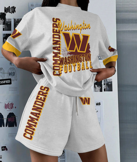 Washington Commanders Limited Edition Top And Shorts Two-Piece Suits (3)