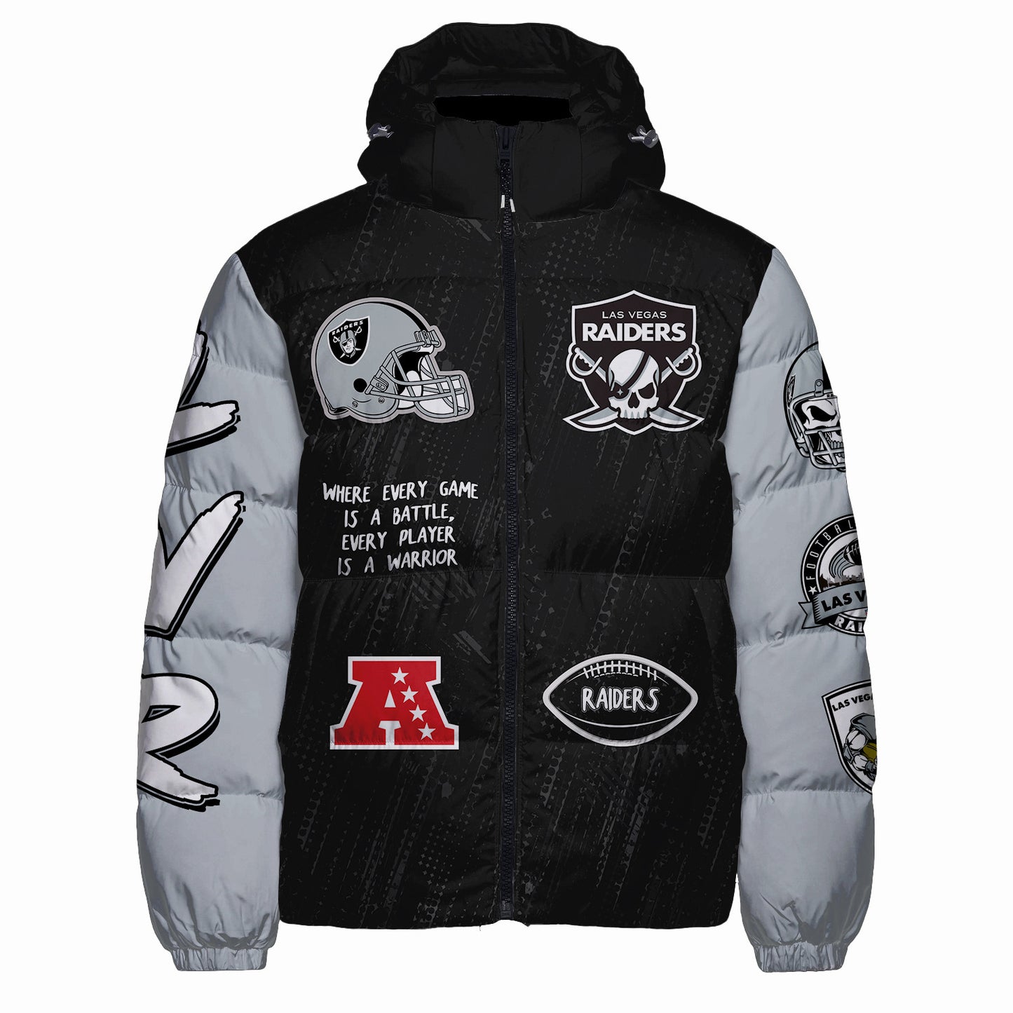 Las Vegas Raiders CozyCloud Down Jacket AZBTDWJ000294