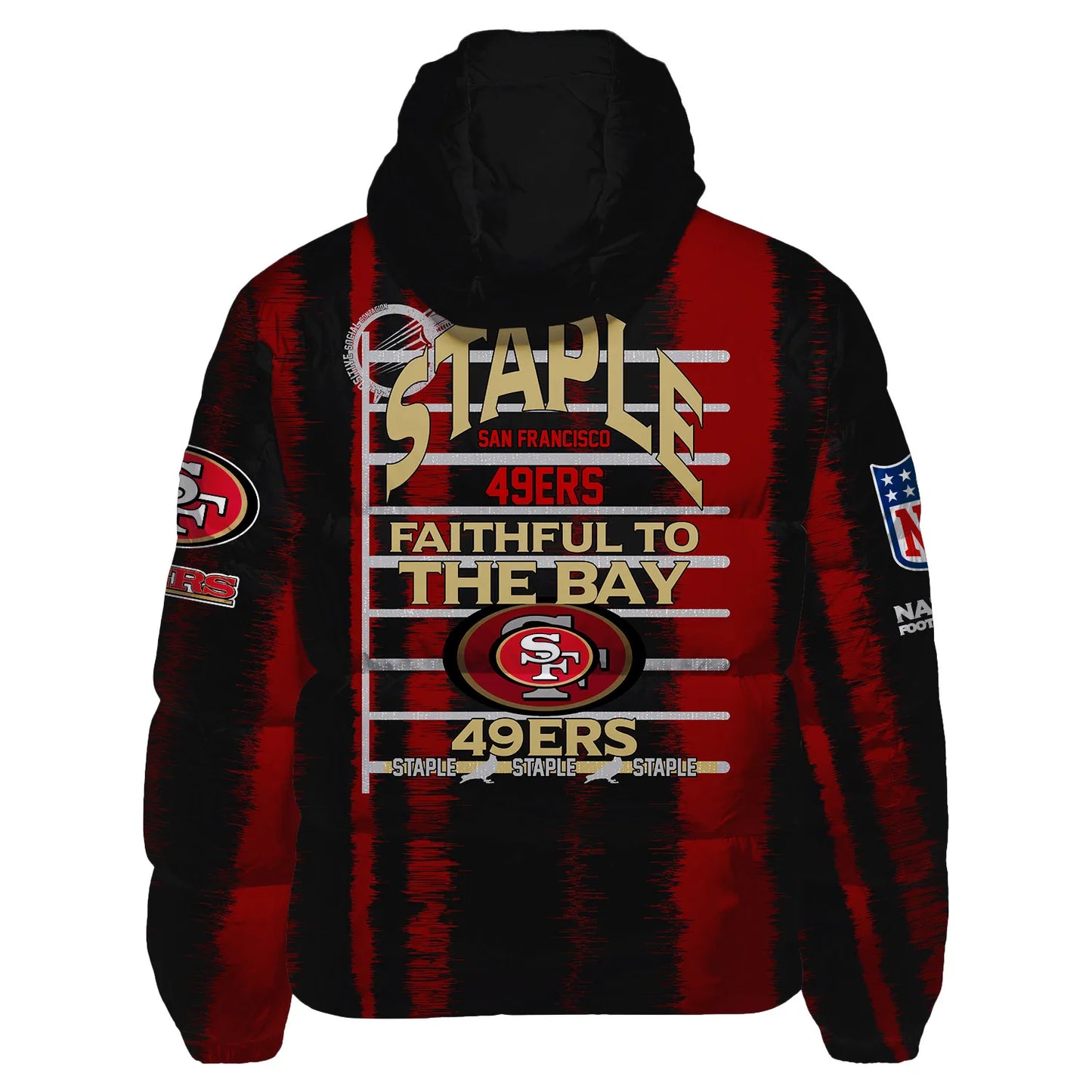 San Francisco 49ers CozyCloud Down Jacket AZBTDWJ000346