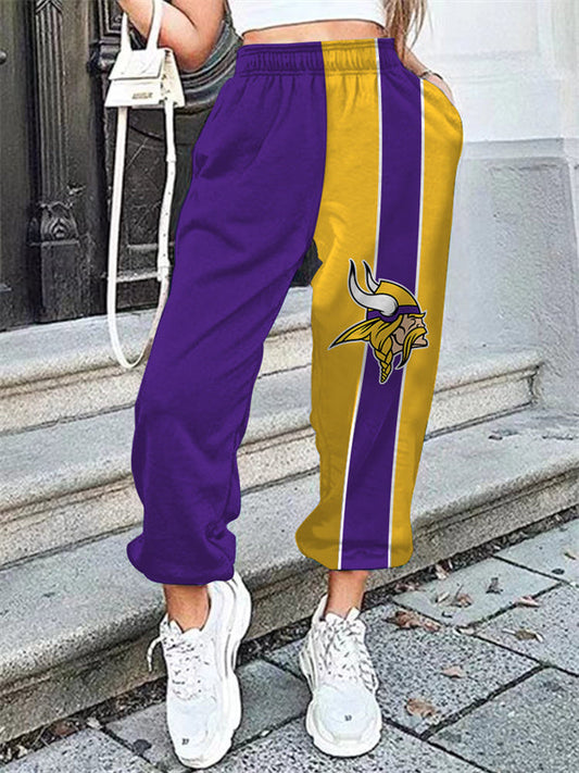 Minnesota Vikings 3D Printed Pocket Sweatpants AZBTBSP000022