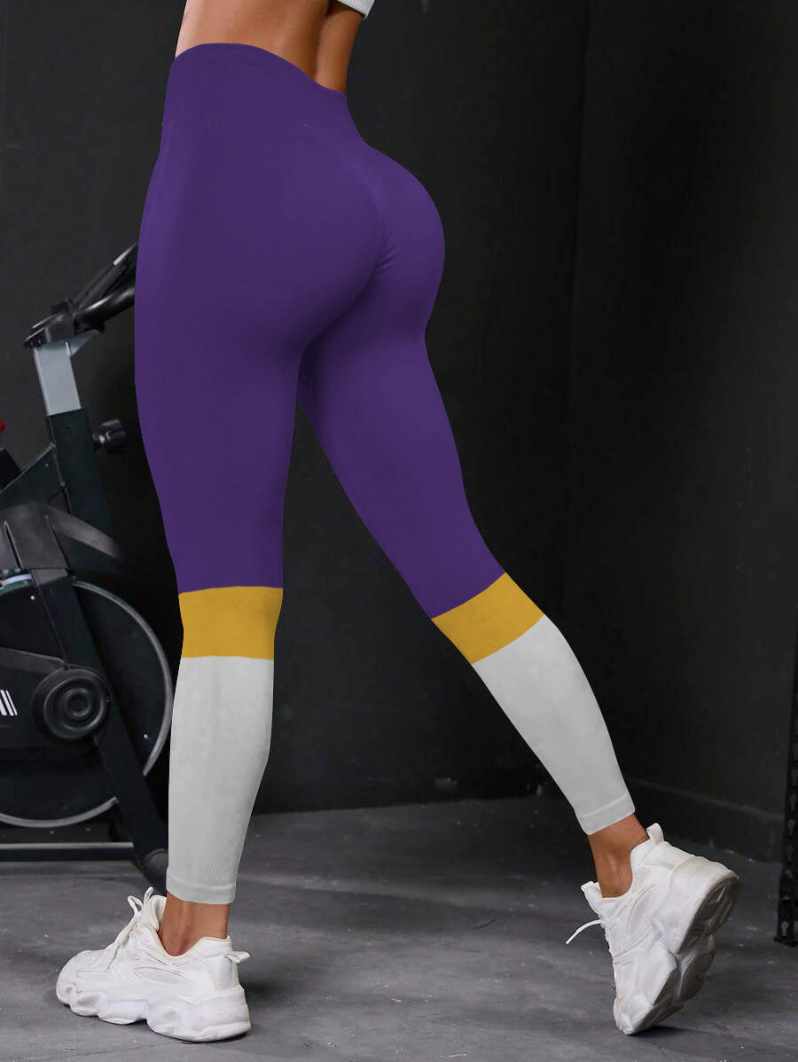 Minnesota Vikings High Waist Push Up Printed Leggings