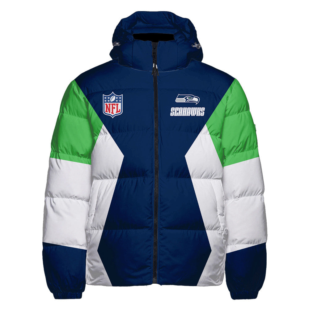 Seattle Seahawks CozyCloud Down Jacket AZBTDWJ000147
