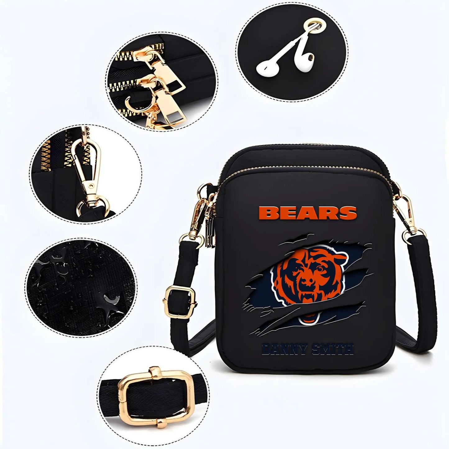 Chicago Bears Mini Crossbody Bag for Women New Trending 2025 AZBT2DMCB000020