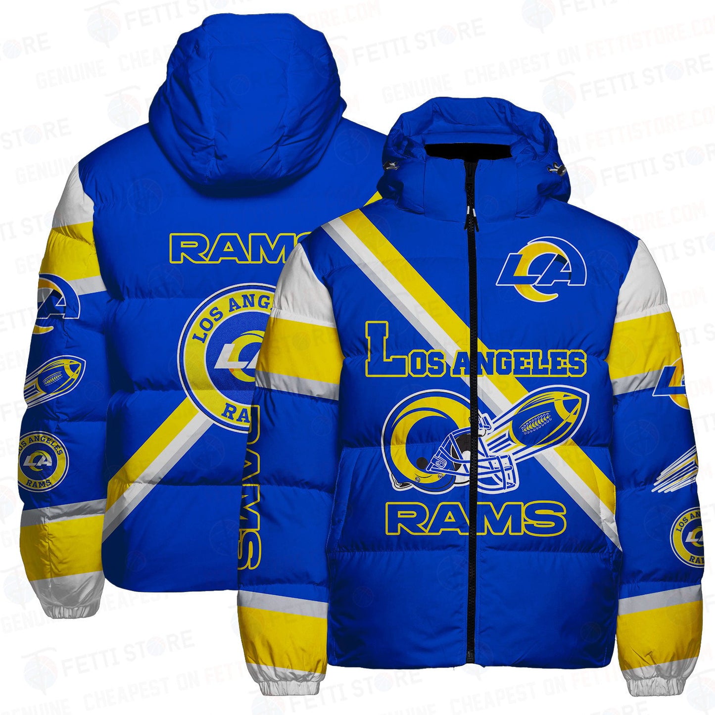 Los Angeles Rams CozyCloud Down Jacket AZBTDWJ000178