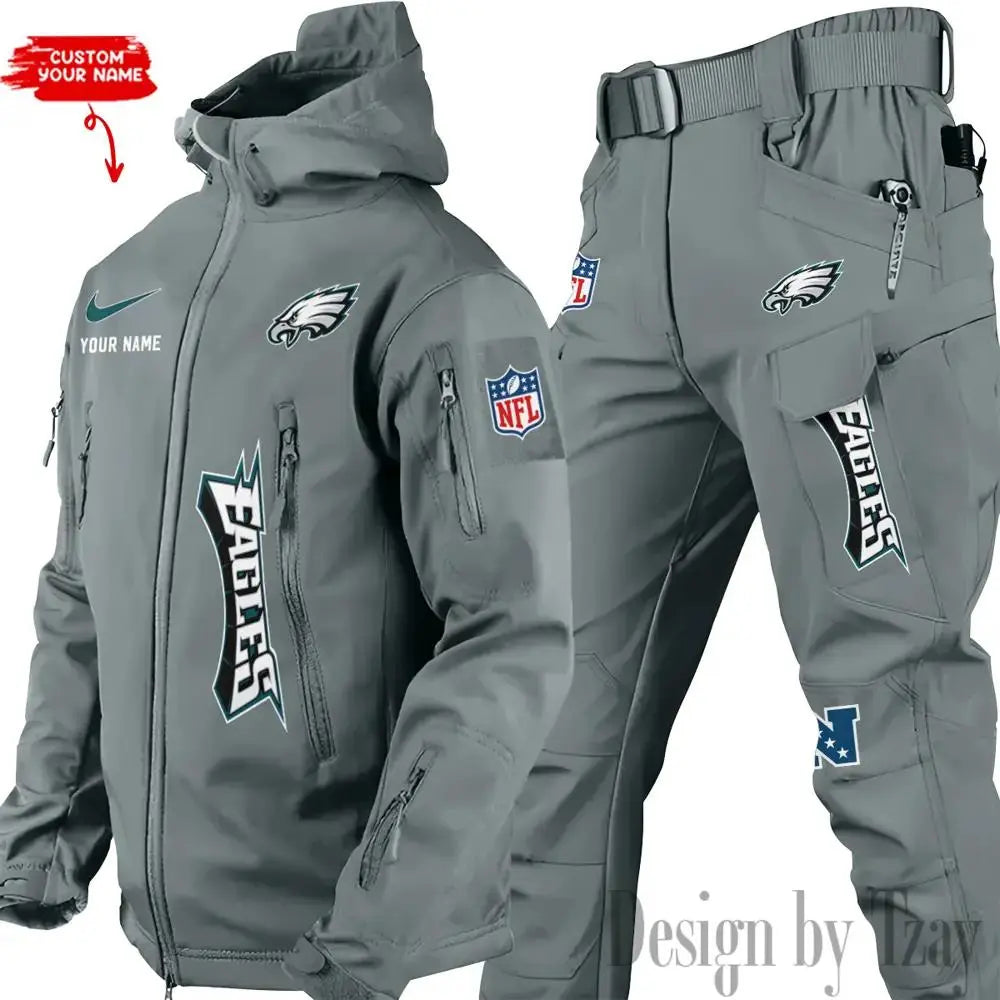 Philadelphia Eagles Outdoor Jacket and Pants 000051