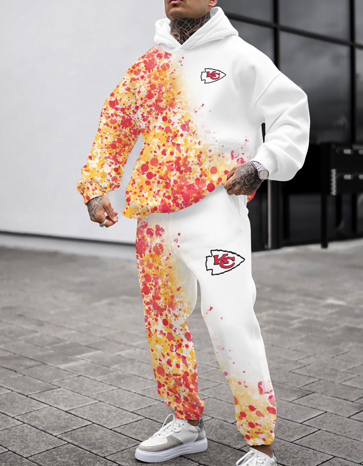 Kansas City Chiefs Combo Pullover Hoodie And Sweatpants AZBTPHSP000369
