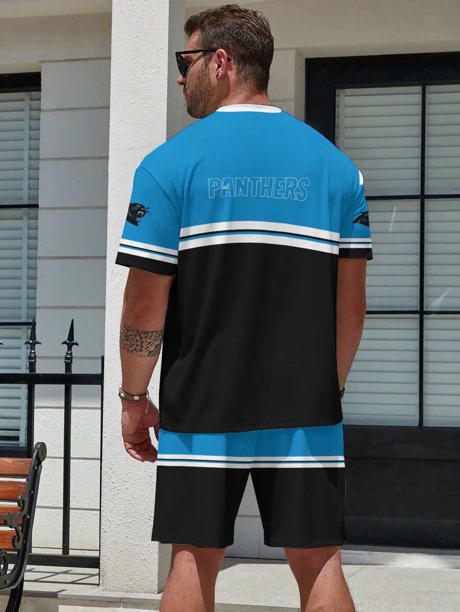 Carolina Panthers T-shirt and Shorts AZBTTSAS000029