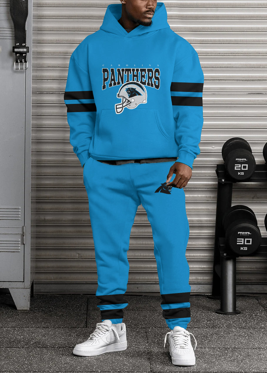 Carolina Panthers Combo Pullover Hoodie And Sweatpants AZBTPHSP000309