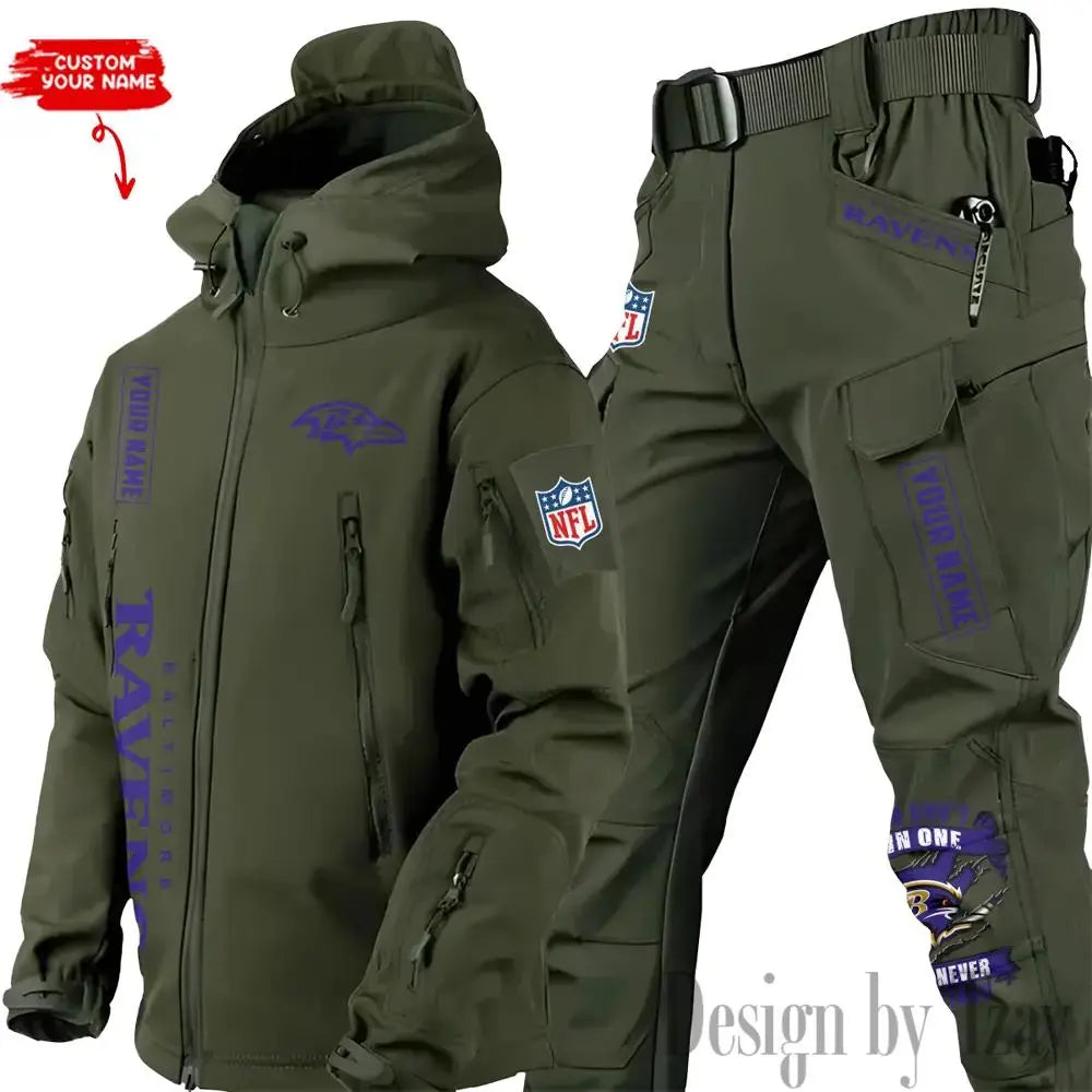 Baltimore Ravens Outdoor Jacket and Pants 000131