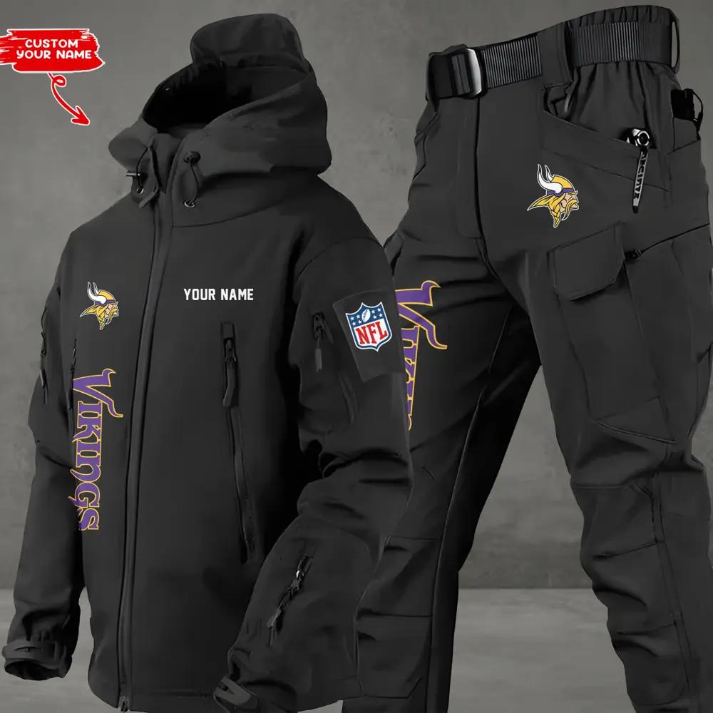 Minnesota Vikings Outdoor Jacket and Pants 000018
