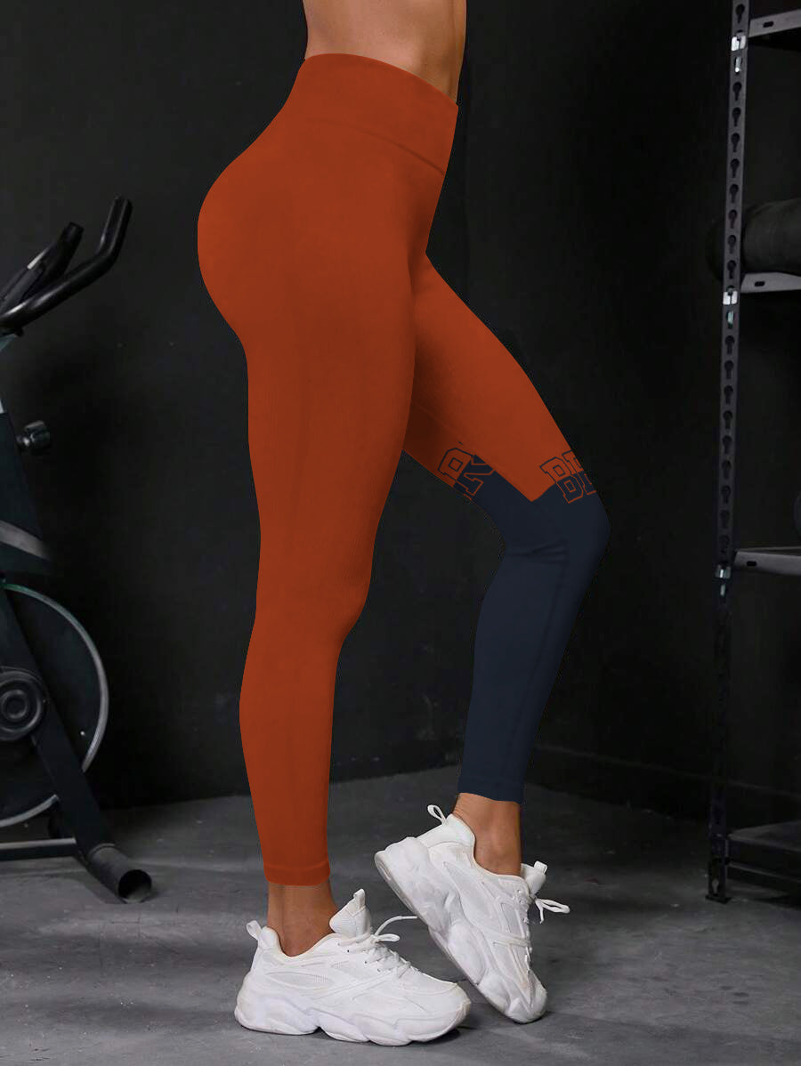 Chicago Bears High Waist Push Up Printed Leggings (3)