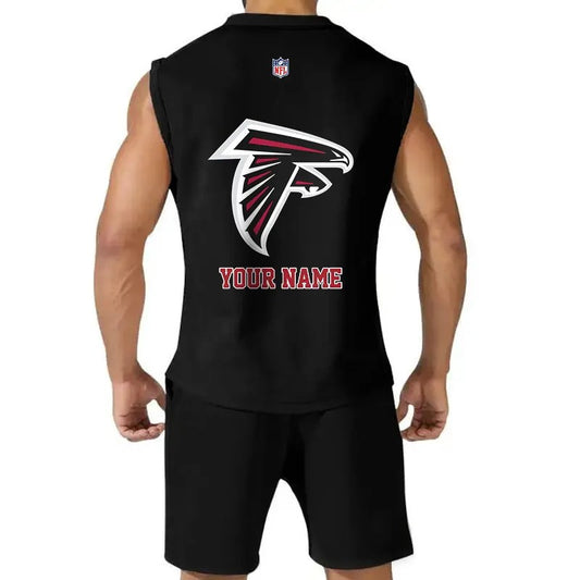 Atlanta Falcons Combo Men Jersey Tank Top and Shorts AZICOTATTMS00028