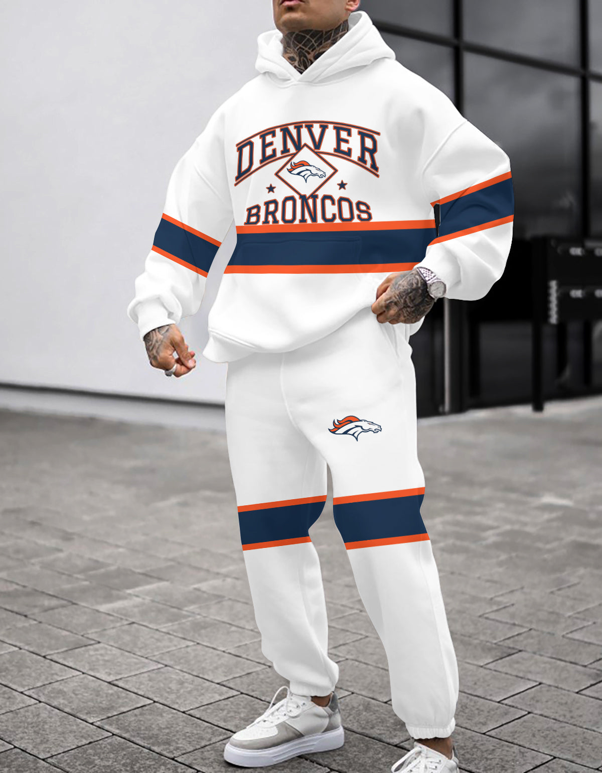 Denver Broncos Combo Pullover Hoodie And Sweatpants AZBTPHSP000400