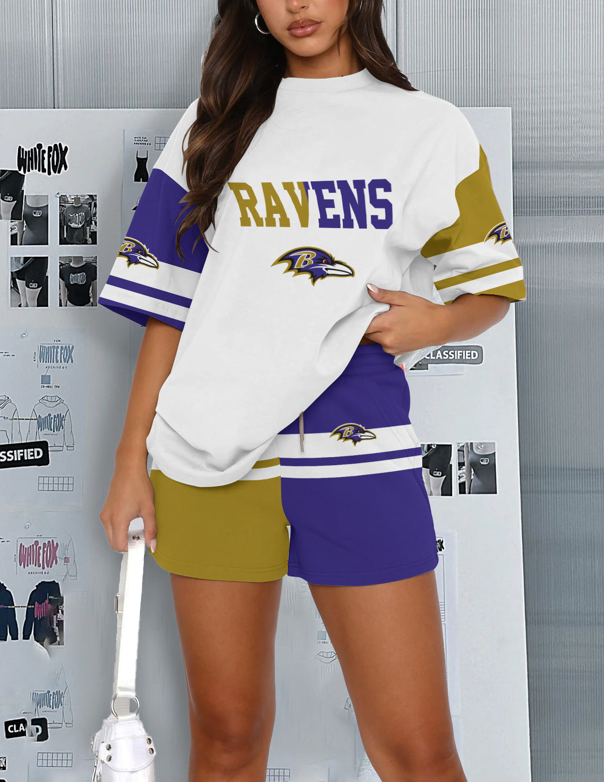 Baltimore Ravens  Limited Edition Top And Shorts Two-Piece Suits