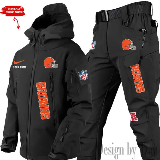 Cleveland Browns Outdoor Jacket and Pants 000056