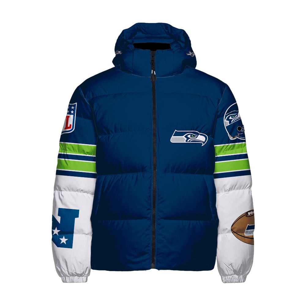 Seattle Seahawks CozyCloud Down Jacket AZBTDWJ000432