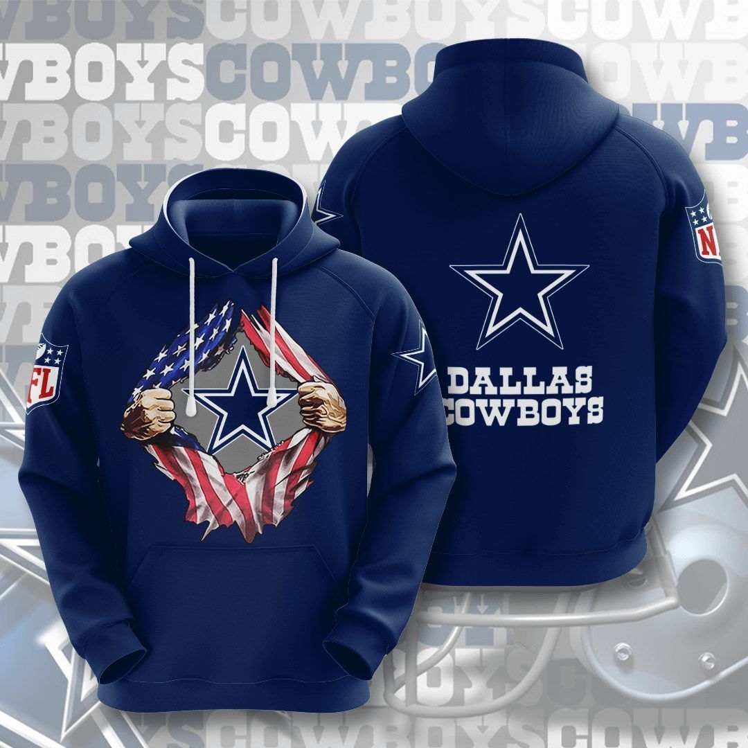 Dallas Cowboys 3D Hoodie