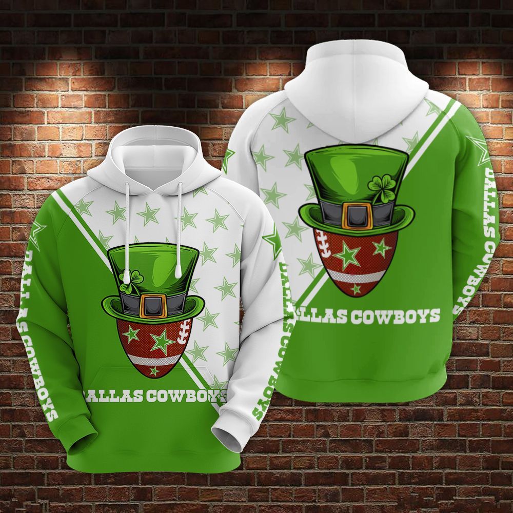 Dallas Cowboys and Saint Patrick Limited Hoodie S532