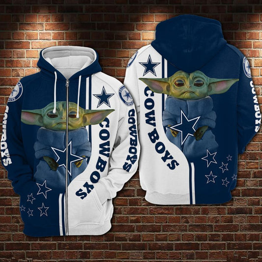 Dallas Cowboys Baby Yoda Hoodie