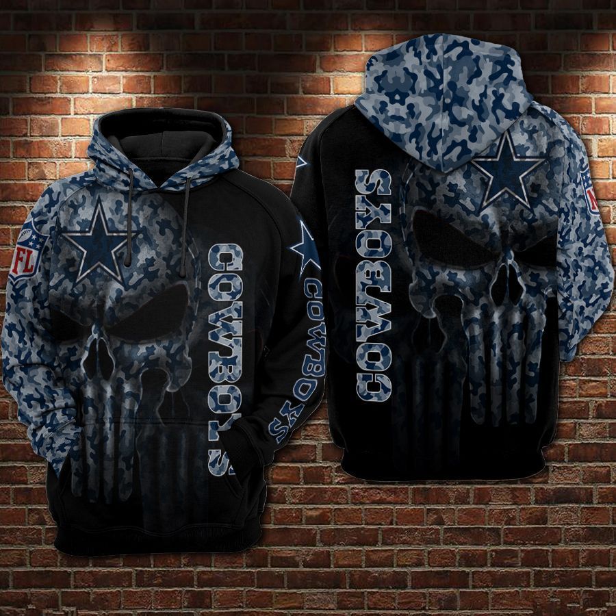 Dallas Cowboys Camo Hoodie 12