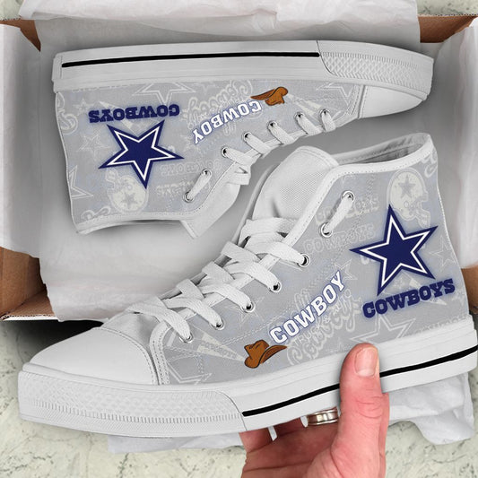 Dallas Cowboys High Top Shoes