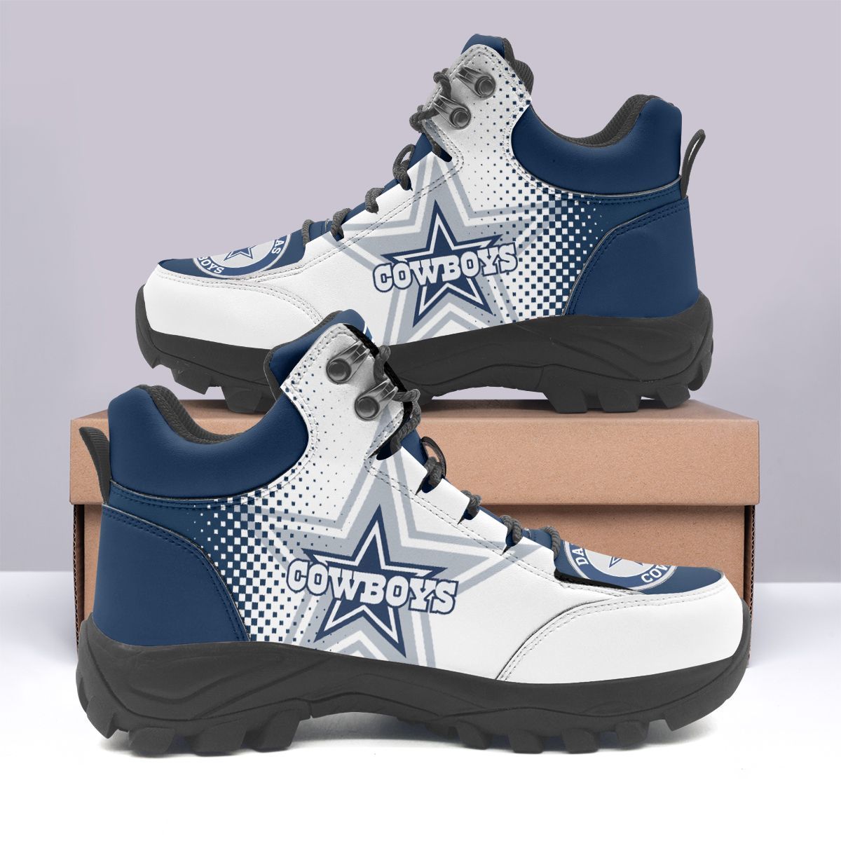 Dallas Cowboys Hiking Shoes 06