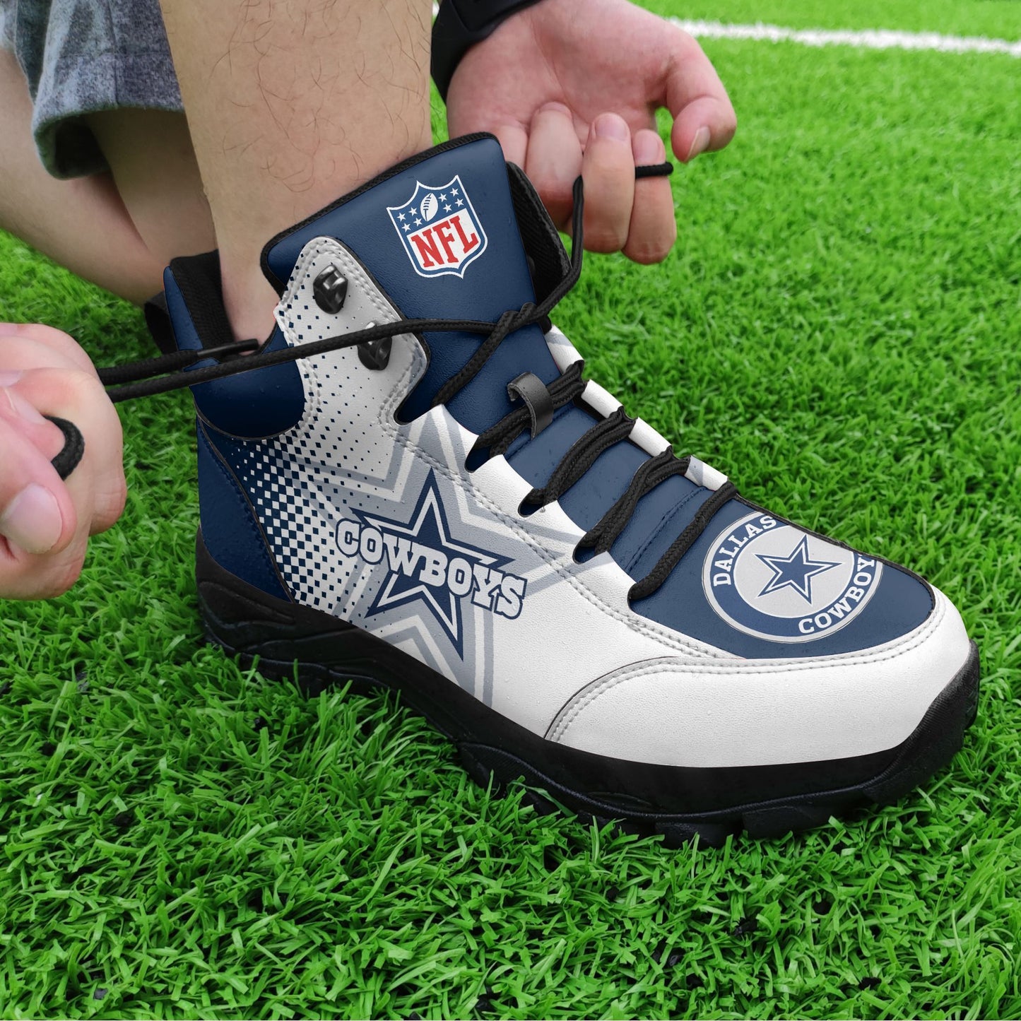 Dallas Cowboys Hiking Shoes 06