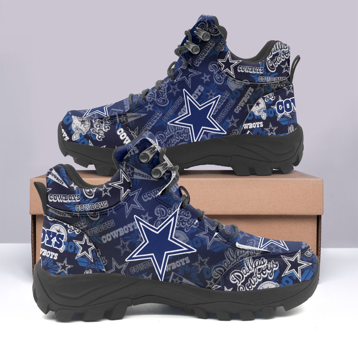Dallas Cowboys Hiking Shoes 15