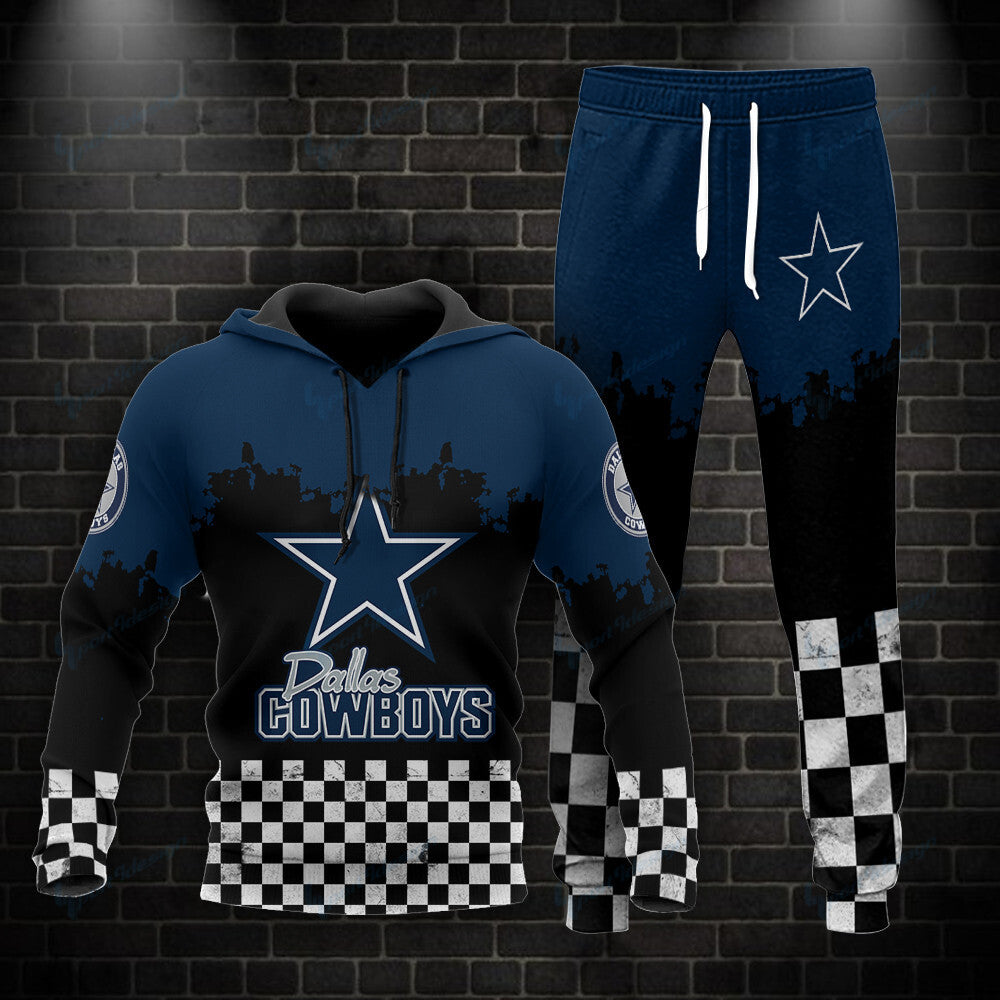 Dallas Cowboys Hoodie and Jogger Set BG875