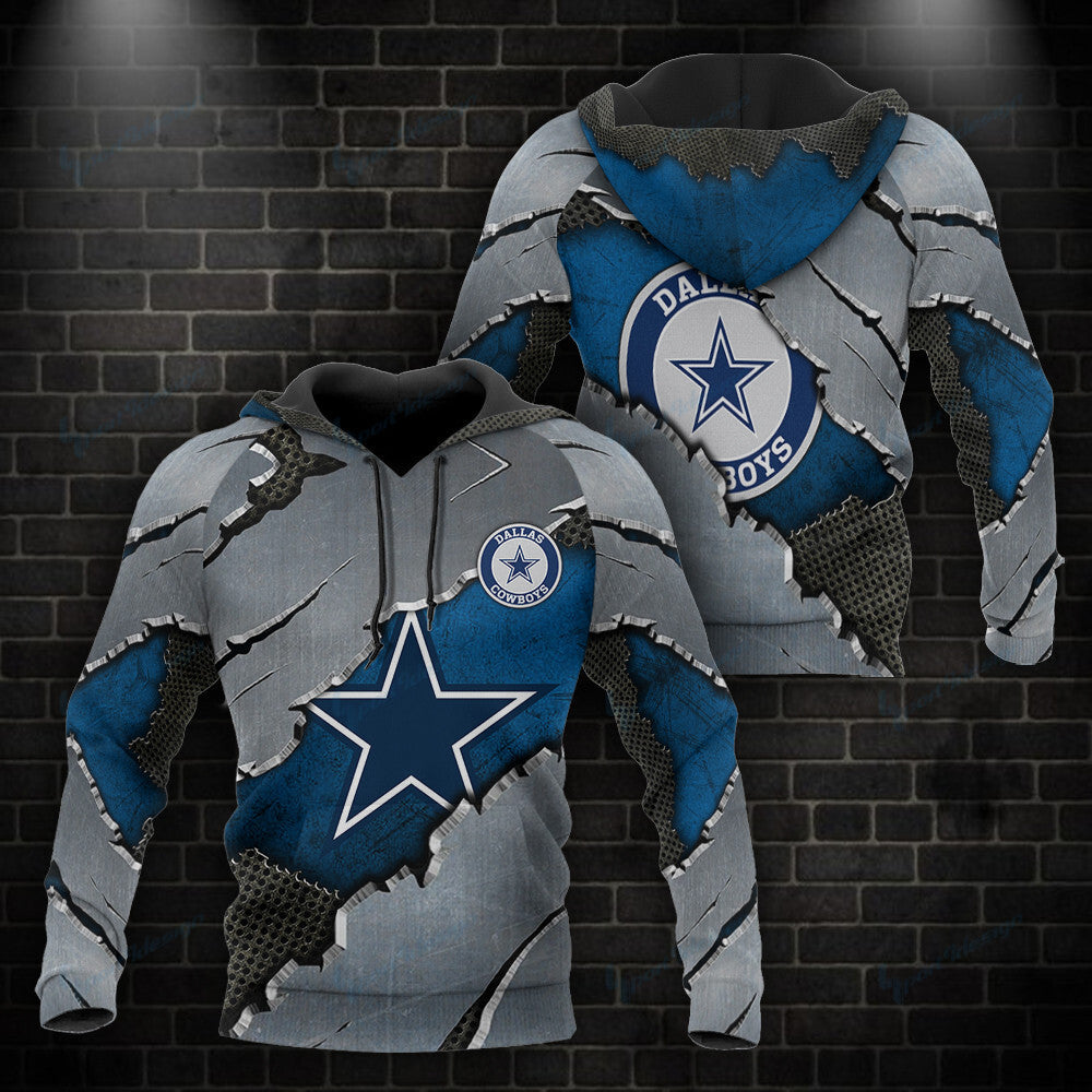 Dallas Cowboys Hoodie and Jogger Set Hoodie BG854