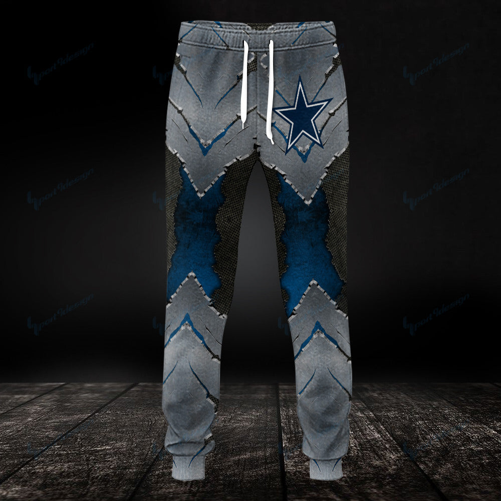 Dallas Cowboys Hoodie and Jogger Set Hoodie BG854