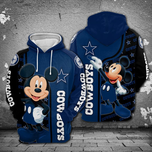 Dallas Cowboys -Mickey Mouse Limited Hoodie S591