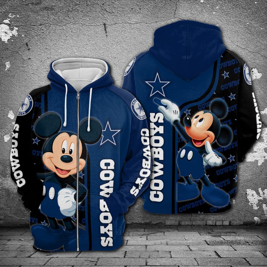 Dallas Cowboys -Mickey Mouse Limited Hoodie S591