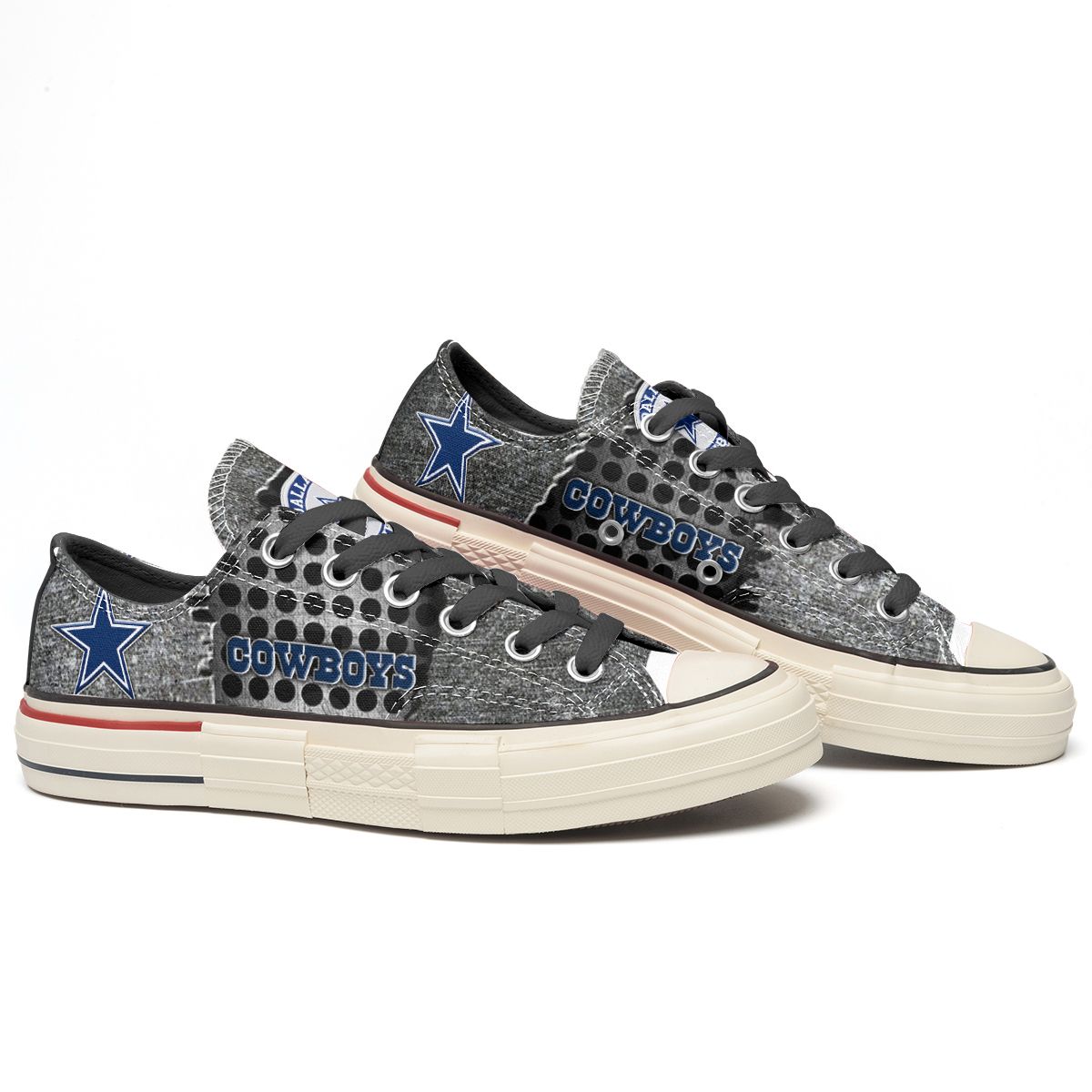 Dallas Cowboys New Low Top Canvas Shoes 01